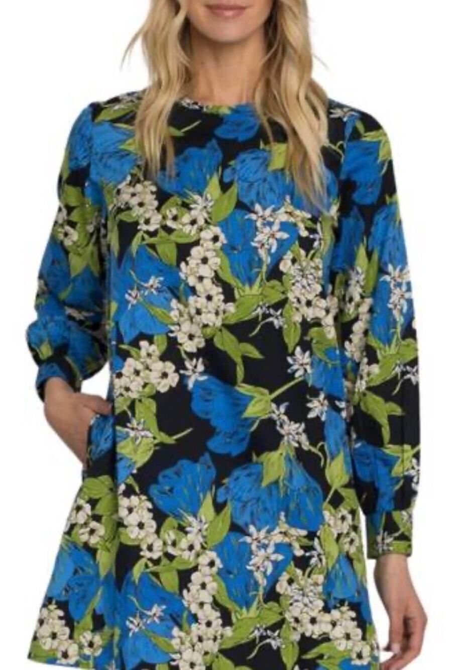 Elizabeth James The Label Ellie Sress in the Night Bloom Sz. S